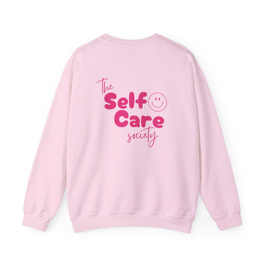 The Self-Care Society Sweatshirt (Light Pink)